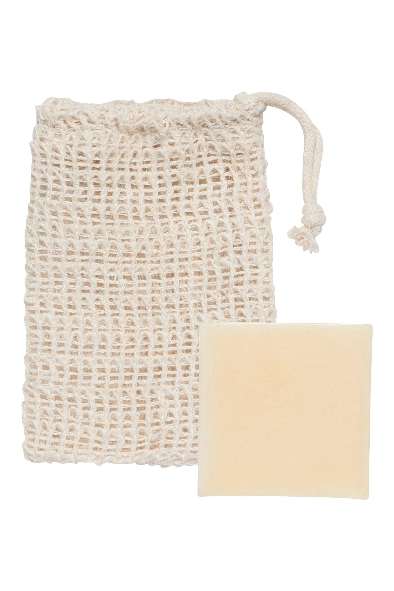 Sisal Scrub Bag and Soap Set