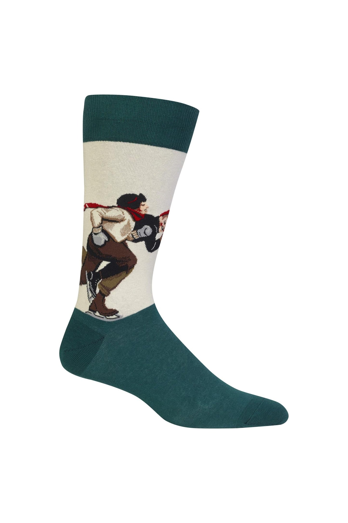 HOTSOX Women's Normal Rockwell Edition Crew Socks