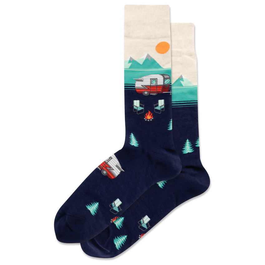 HOTSOX Men's Camper Scene Socks