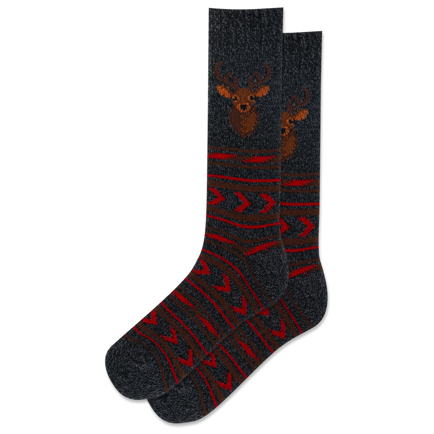 HOTSOX Men's Deer Boot Crew Sock