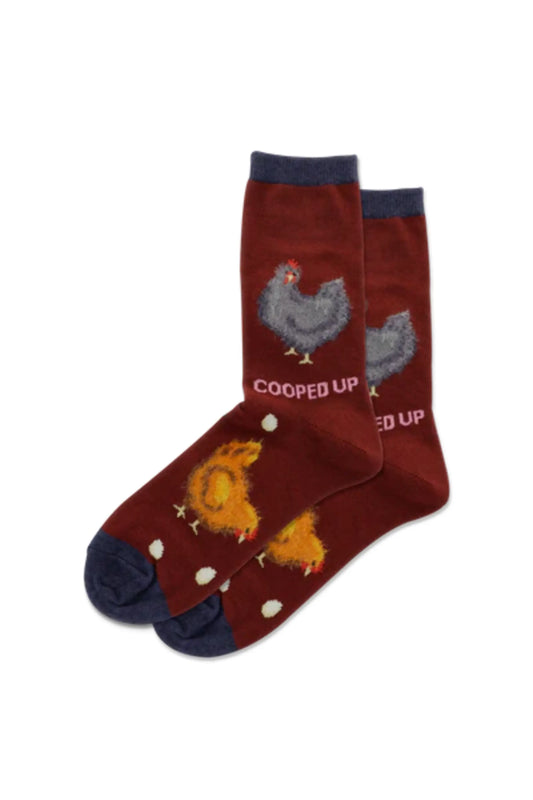 HOTSOX Women's "Cooped Up" Crew Sock