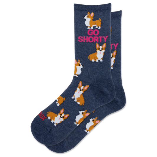 Women's Hotsox - Go Shorty Corgi