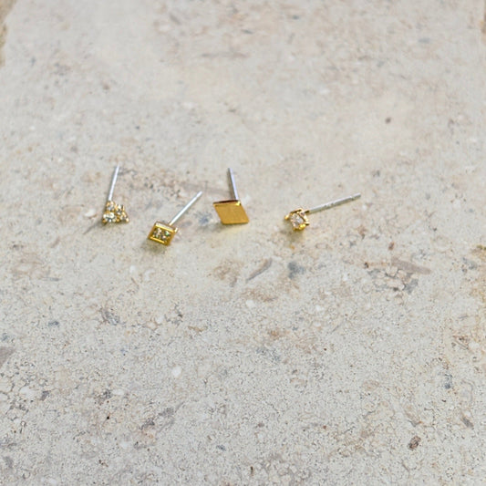 Lucy in the Sky Stud Earrings | Set of Four