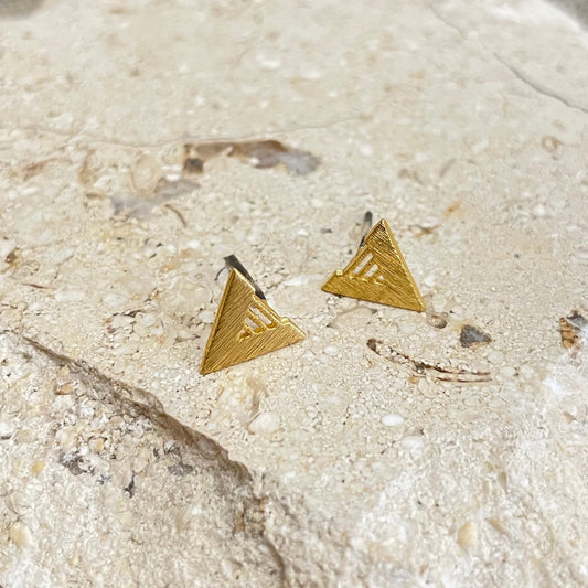 Tent Stud Earrings