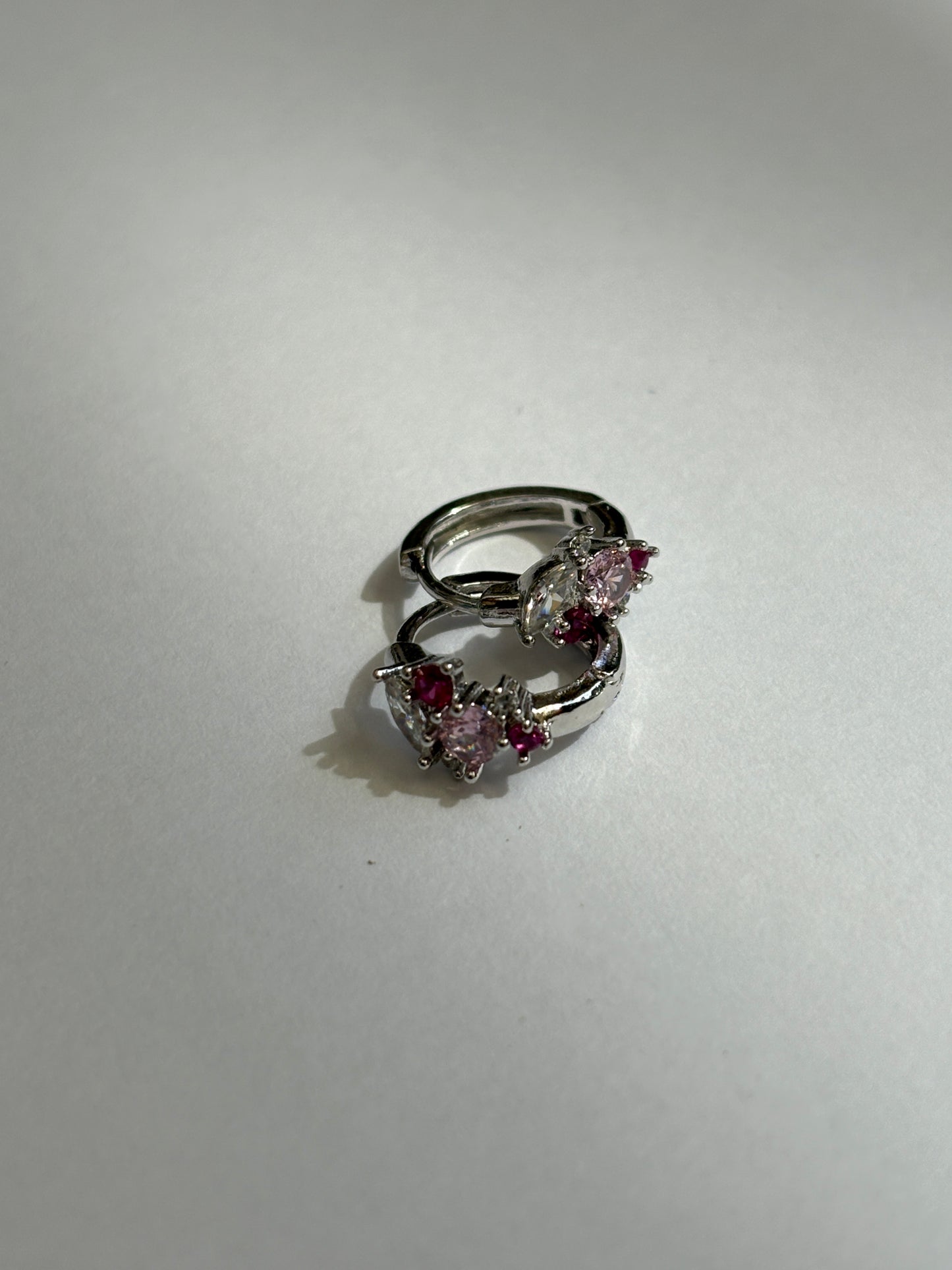 Princess Huggie Hoop Earrings