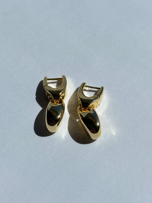 Sway Huggie Hoop Earrings