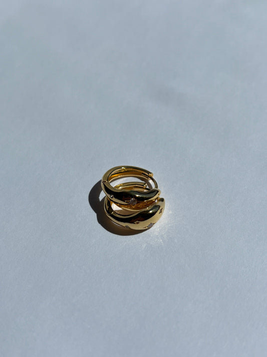 Meryl Huggie Hoop Earrings