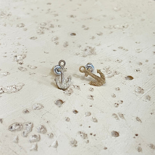 Anchor Stud Earrings