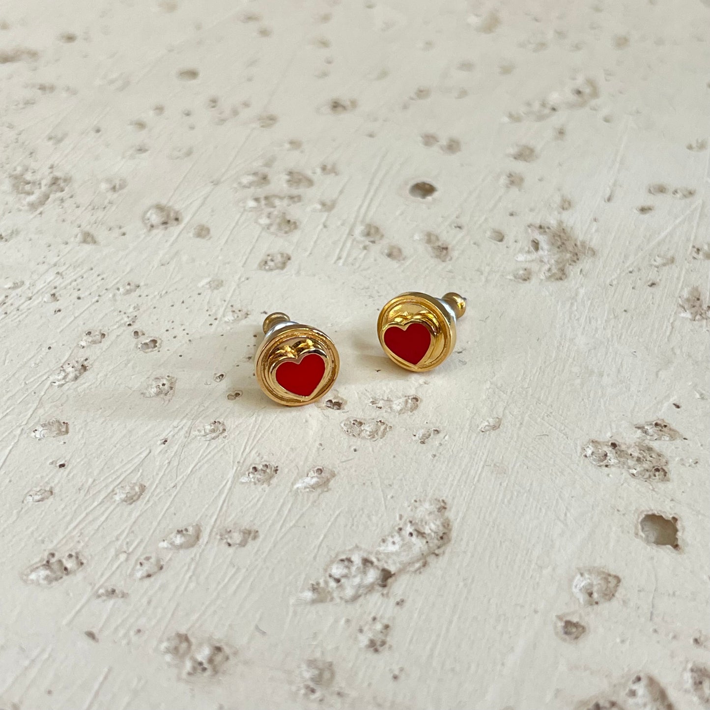 Sweetheart Stud Earrings