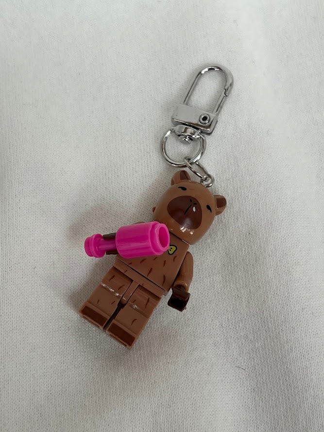 Capybara Lego Keychains