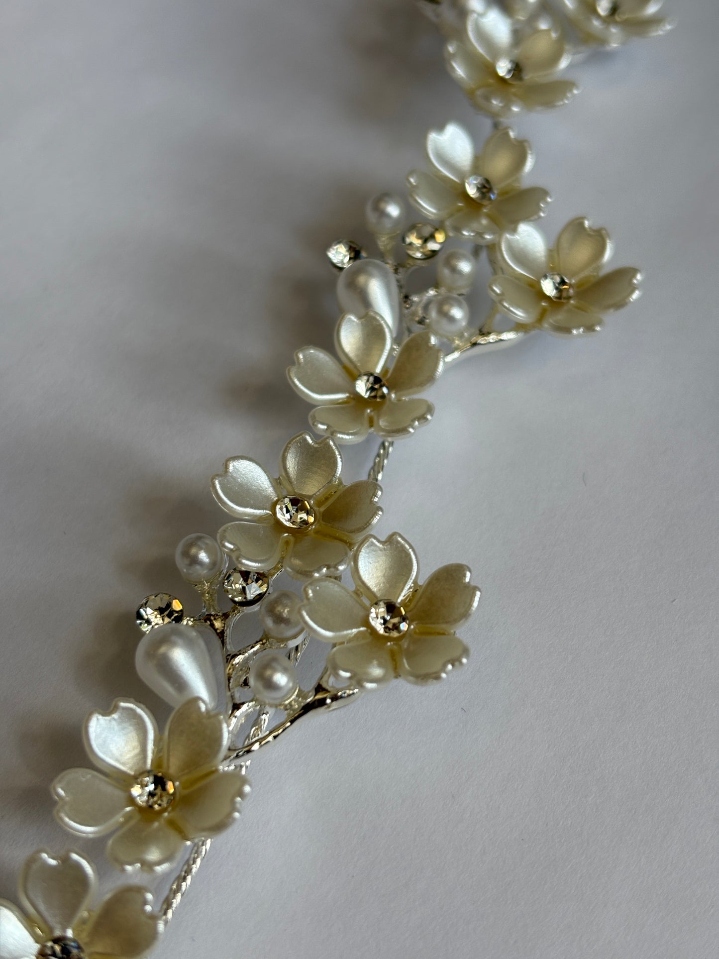 Marina Floral Wedding Headpiece