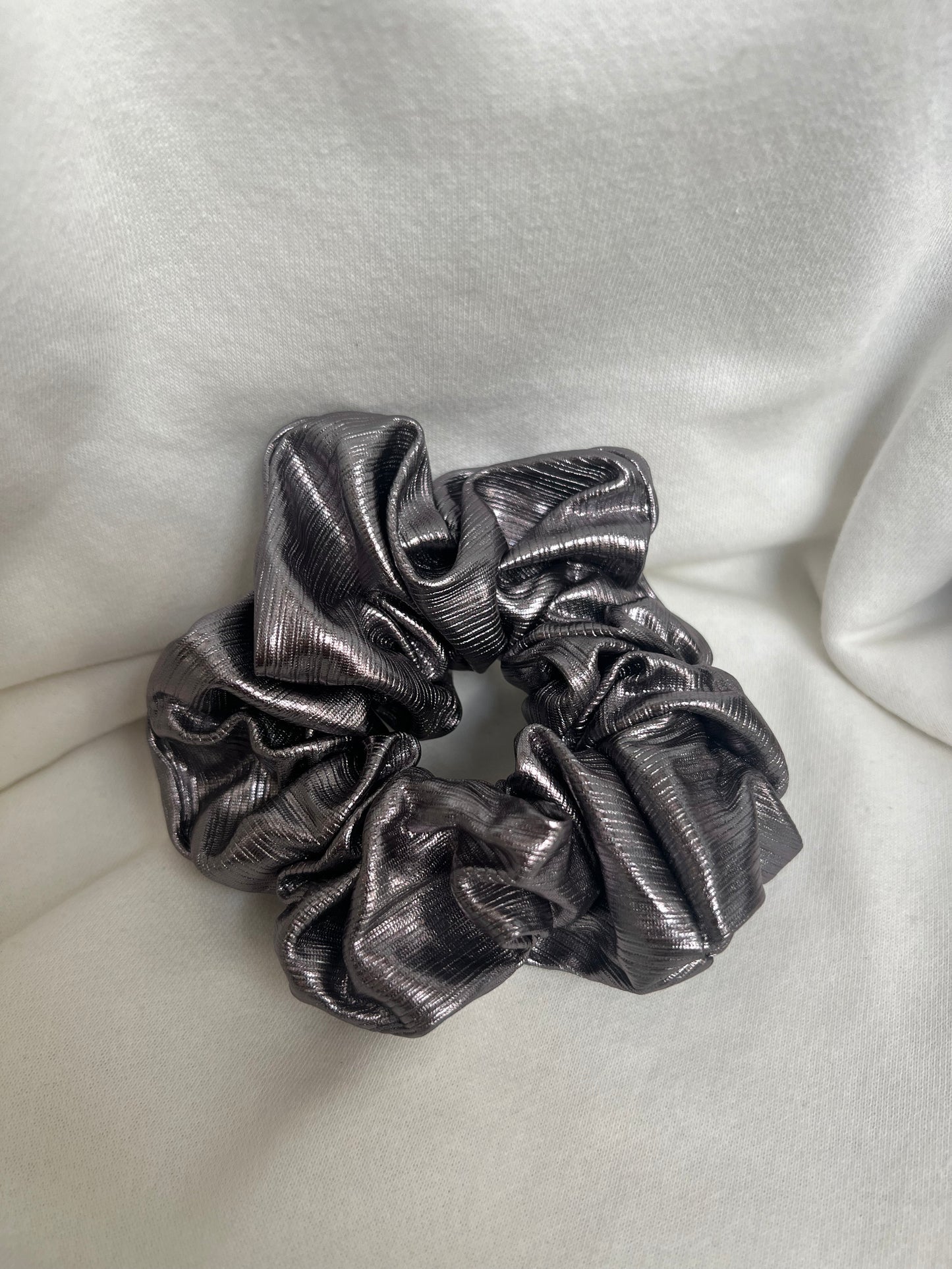 Large Metallic Scrunchy
