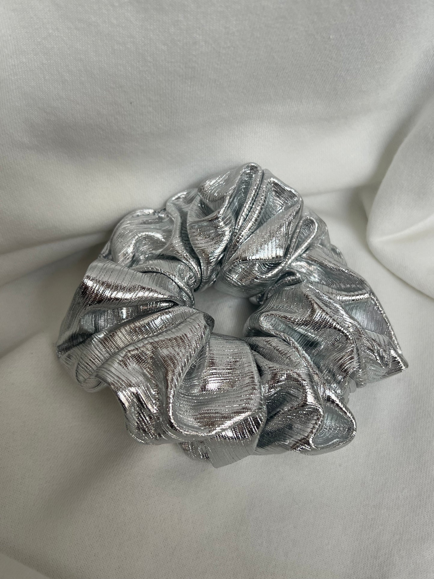 Large Metallic Scrunchy