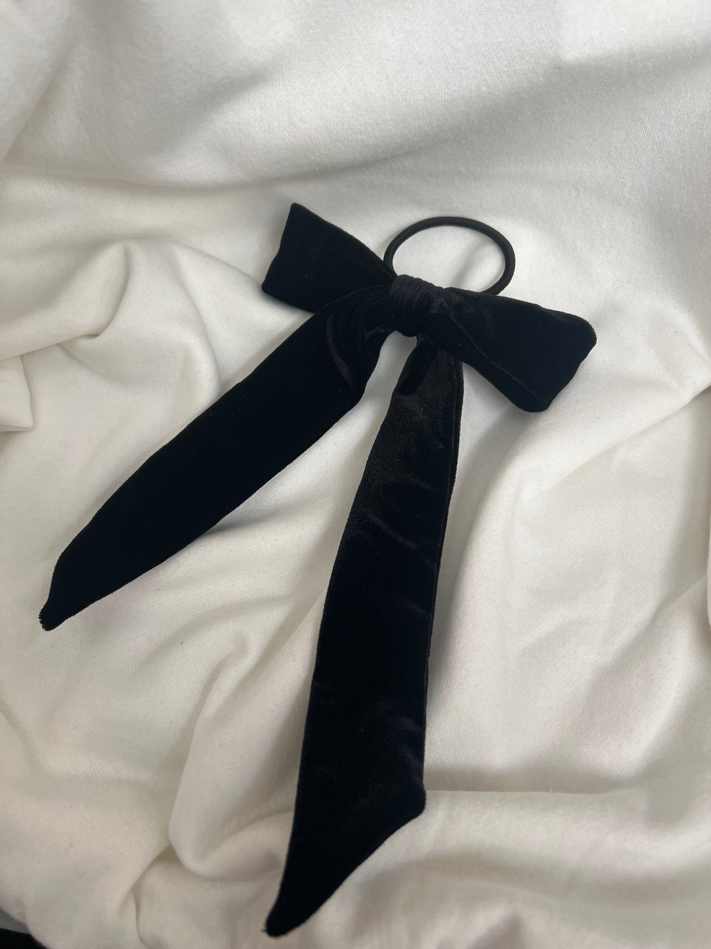 Satin Bow Hair Tie