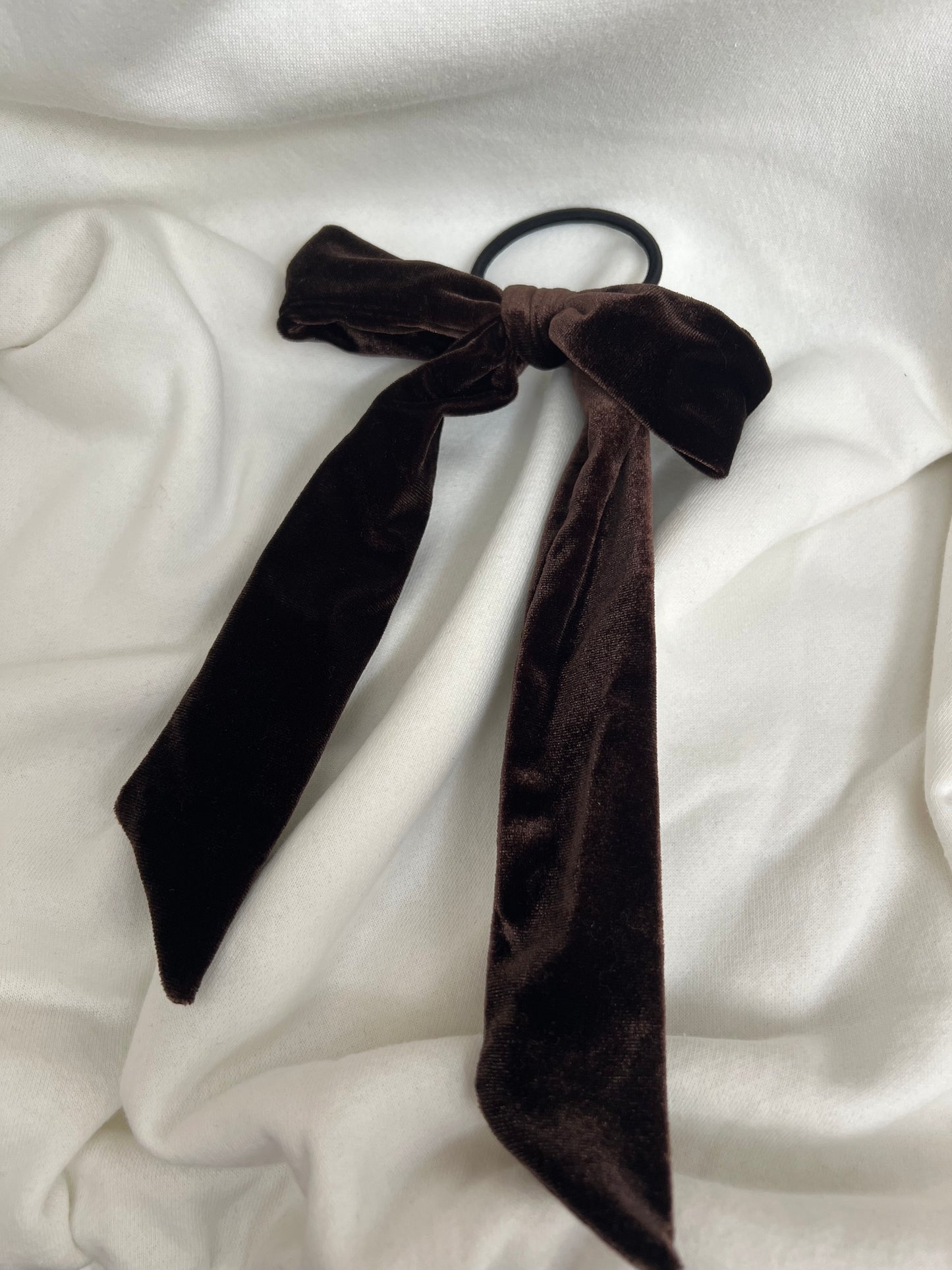 Satin Bow Hair Tie