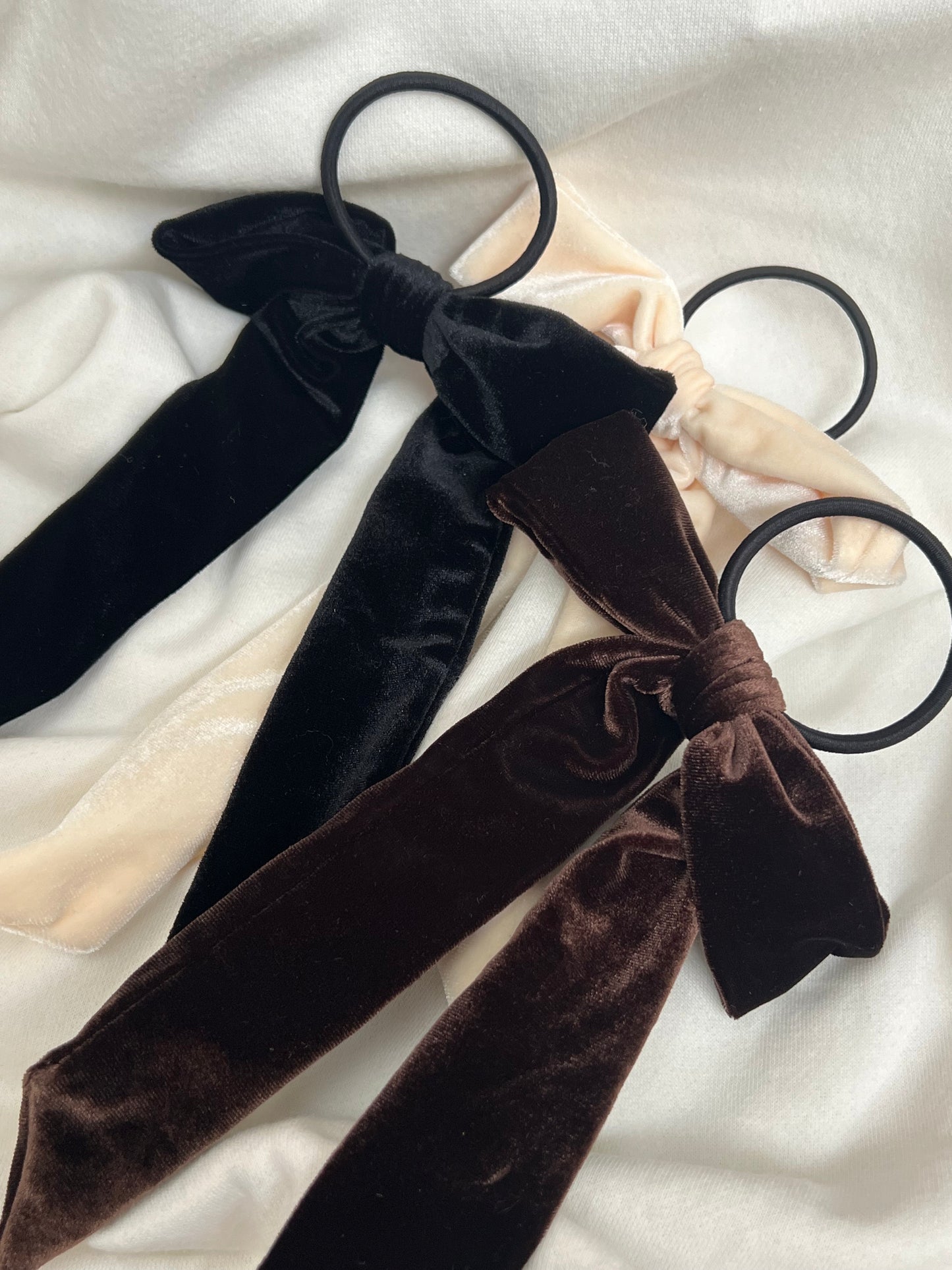 Satin Bow Hair Tie