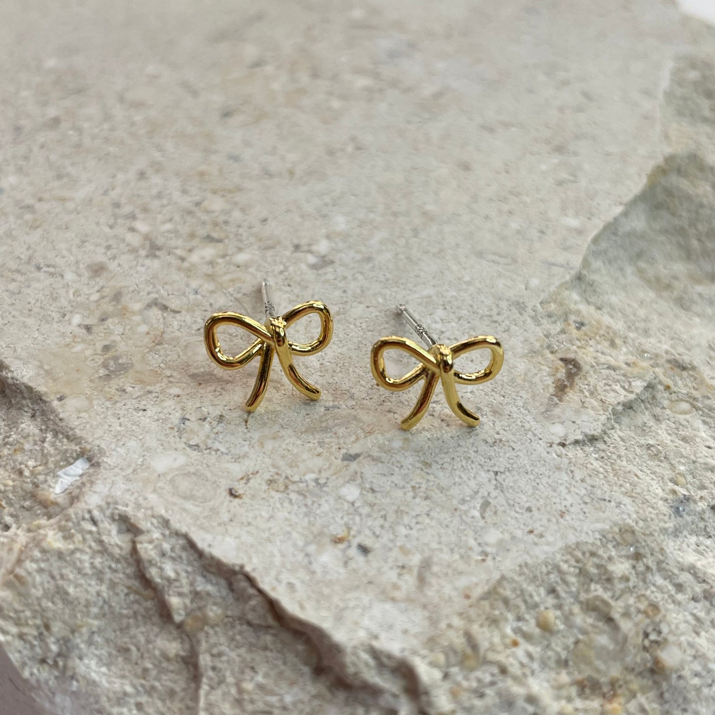 Dainty Bow Stud Earrings