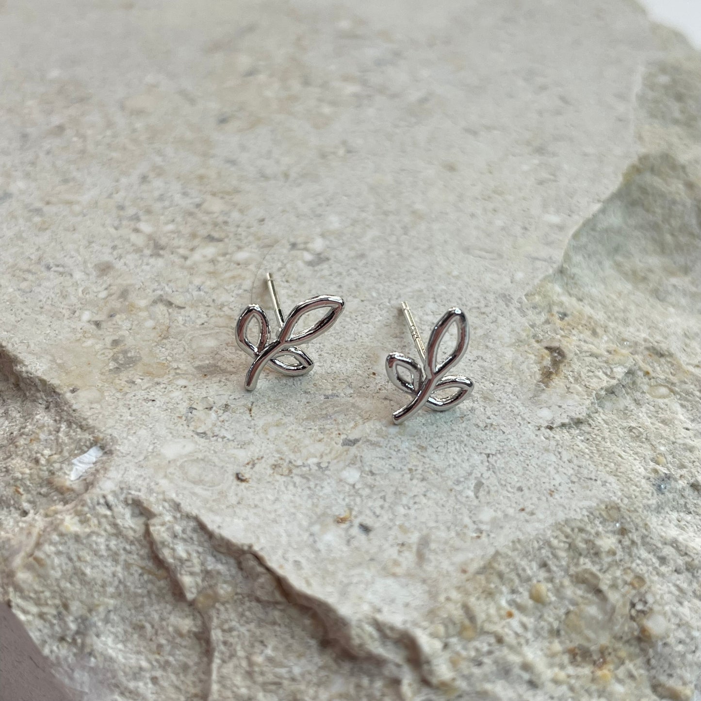 Last Leaf Stud Earrings