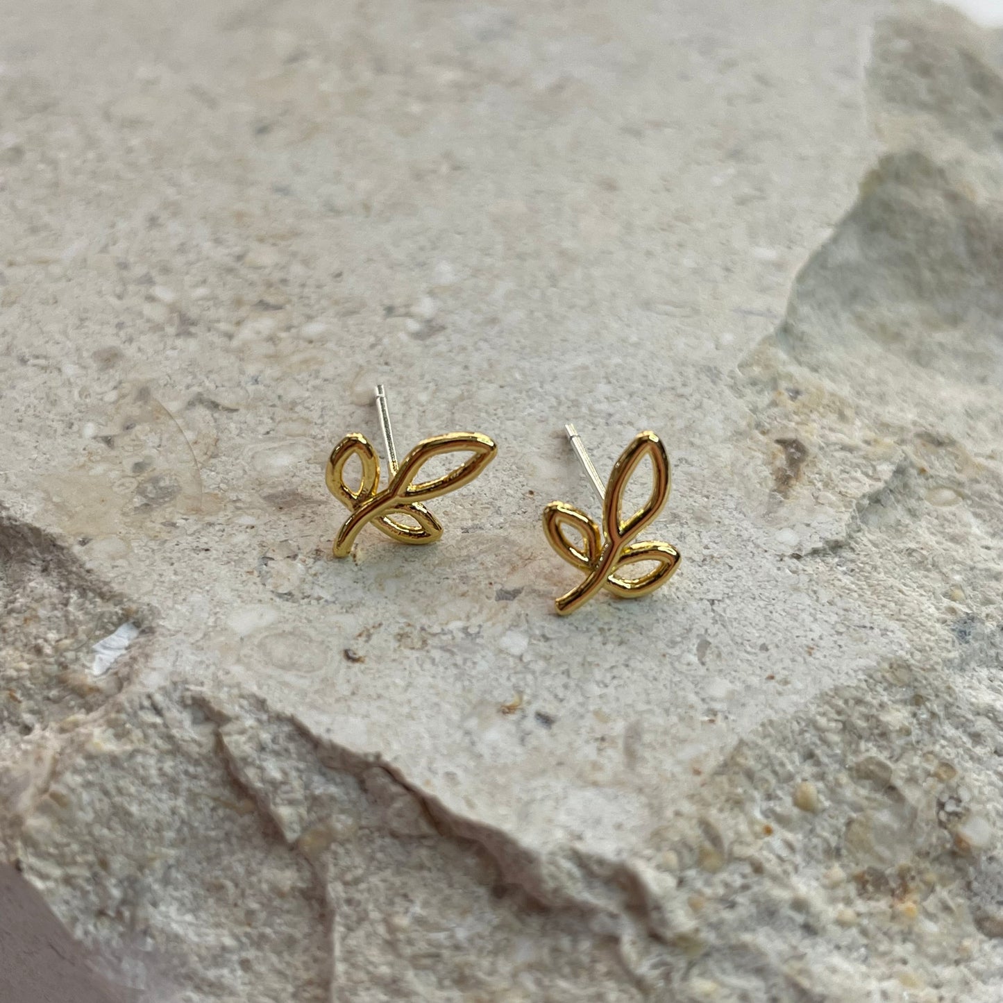 Last Leaf Stud Earrings