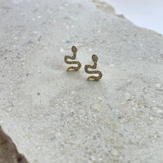 Snake Stud Earrings