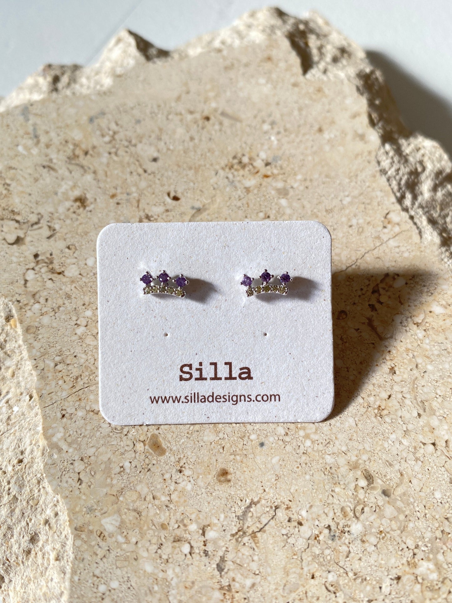 Little Crown Stud Earrings