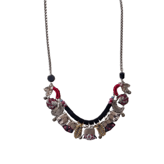 Ayala Bar | Dark Pressed Flower Necklace