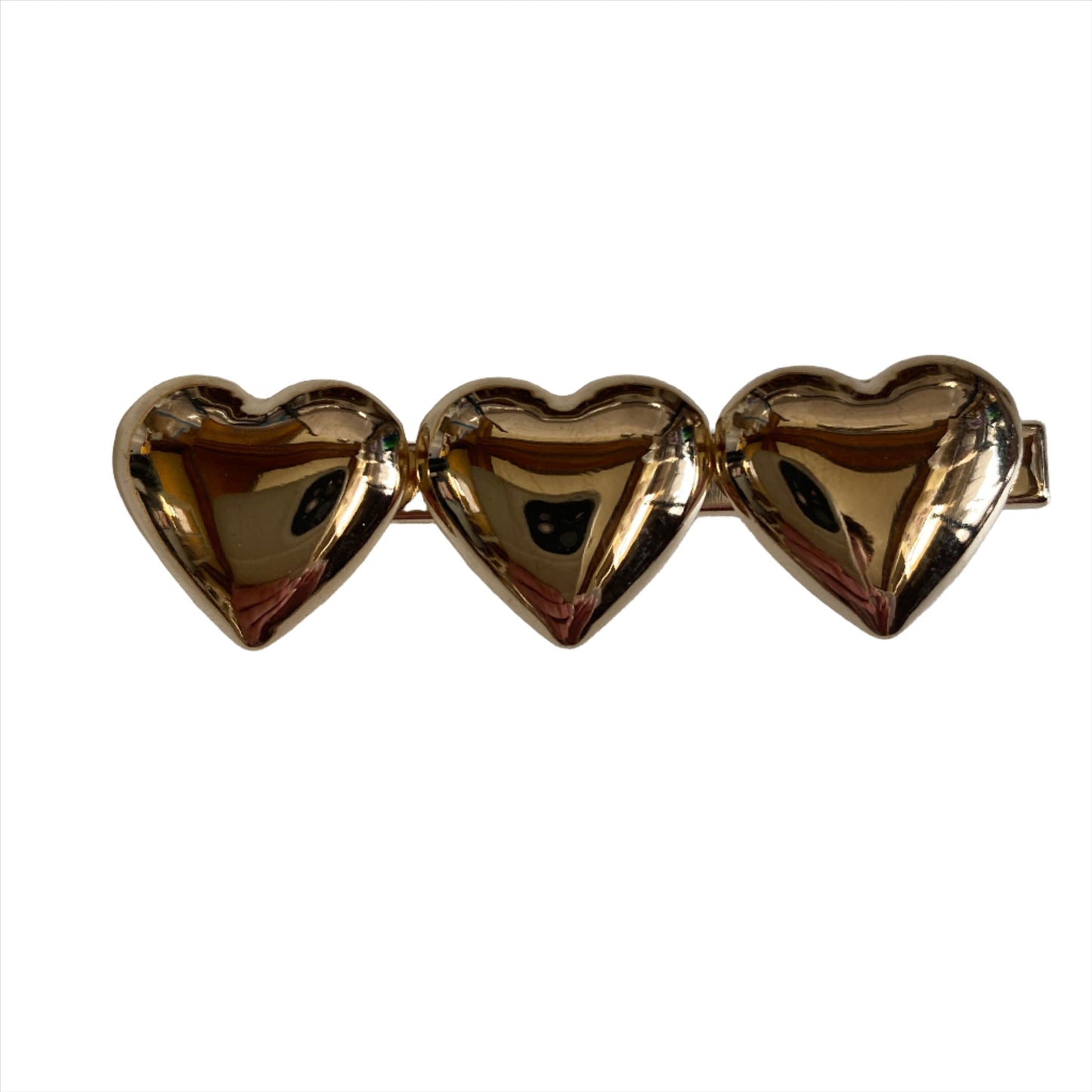 Triple Heart Hair Barrette Set of 2