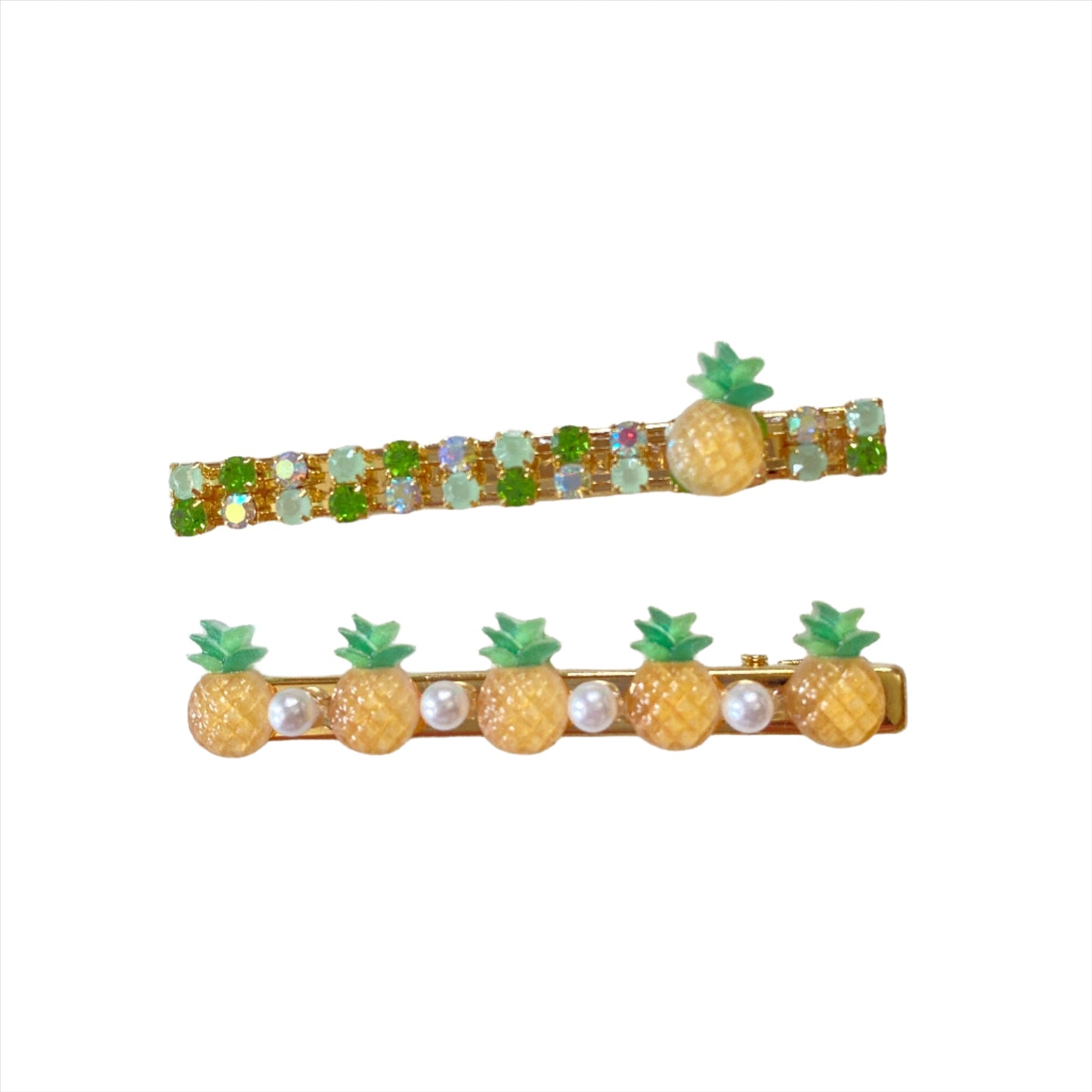 Jeweled Fruit Hair Clip | Set of 2