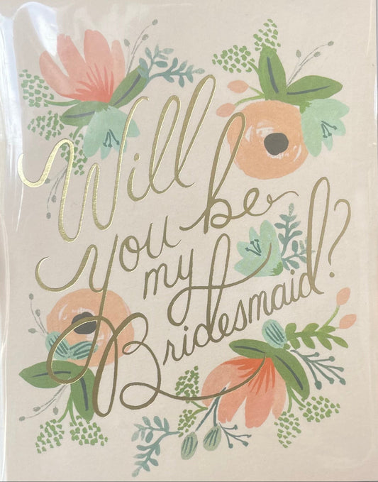 Will You be my Bridesmaid | Greeting Card