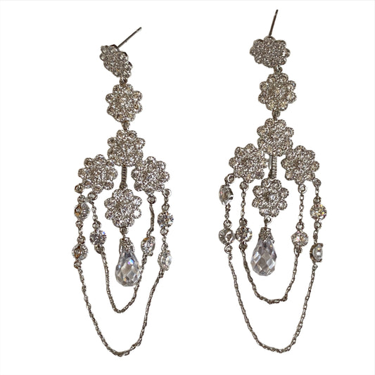 Flower Chandelier Earrings