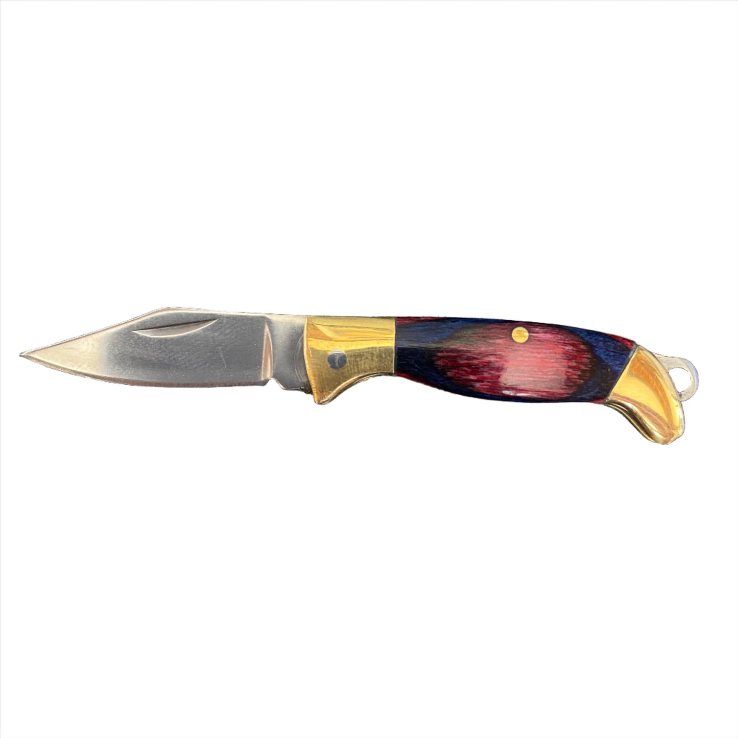 Redwood Inlay Folding Knife