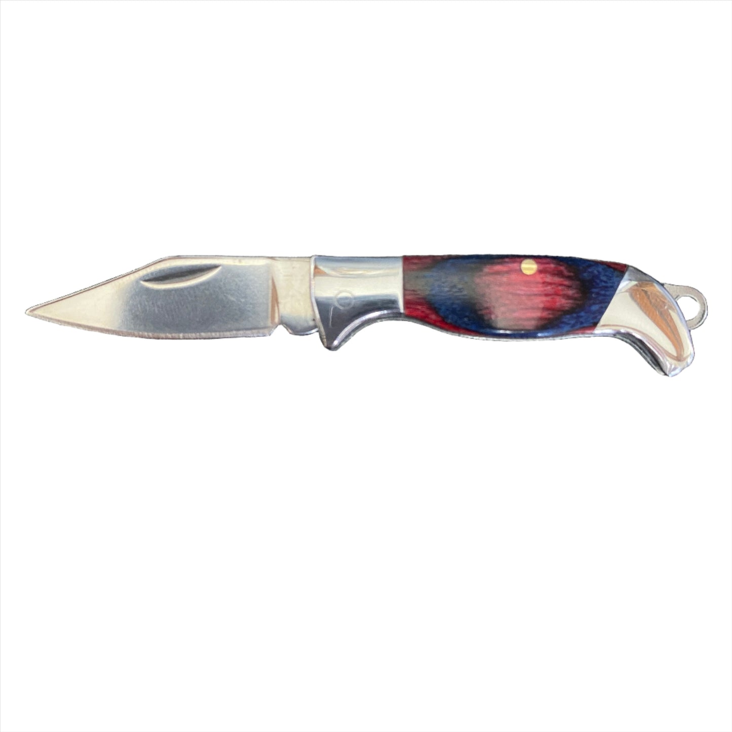 Redwood Inlay Folding Knife