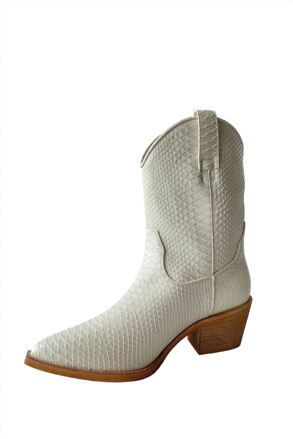 KARLIE Cowboy Boots | Ivory