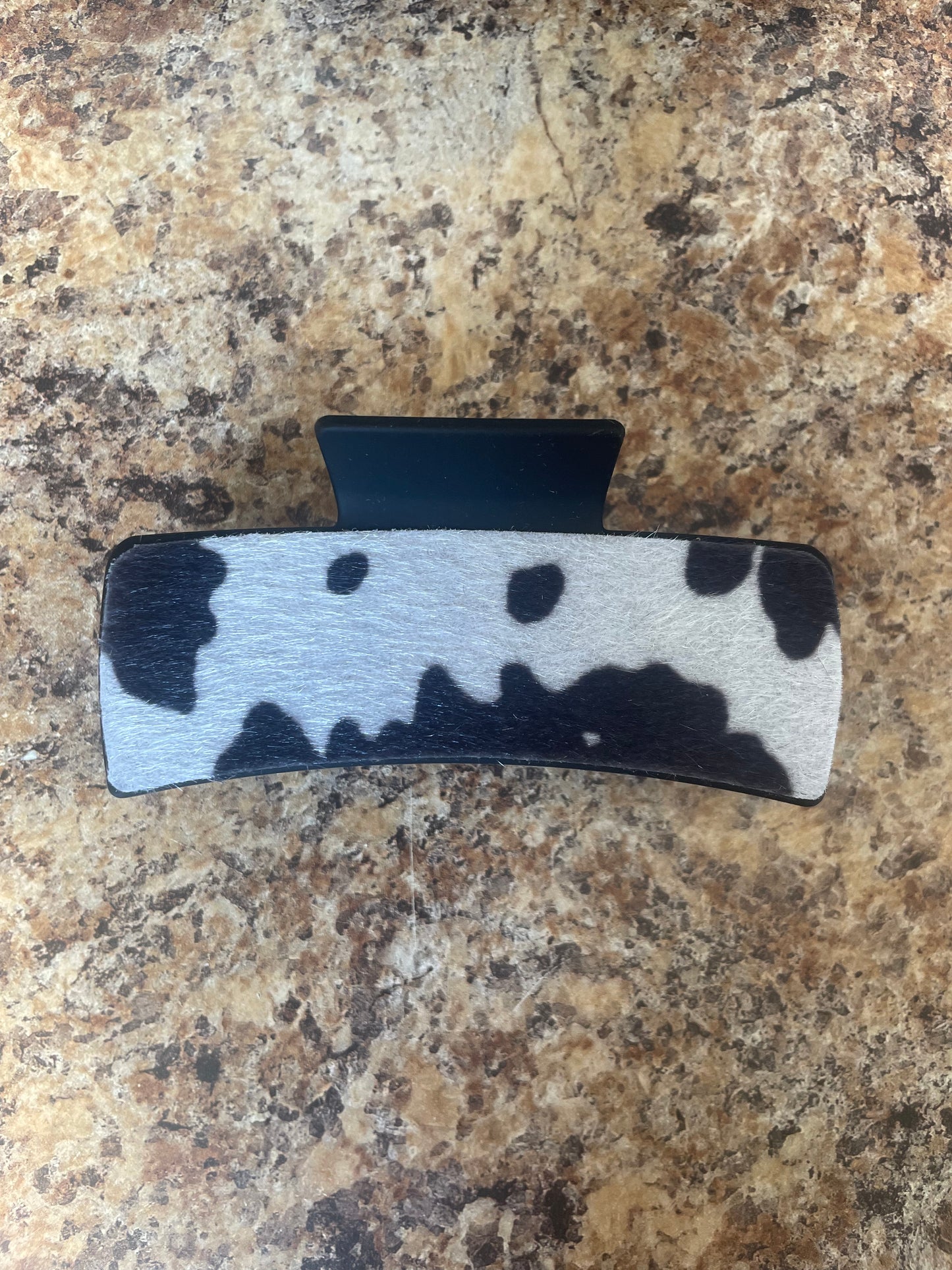 Cow Print Claw Clips