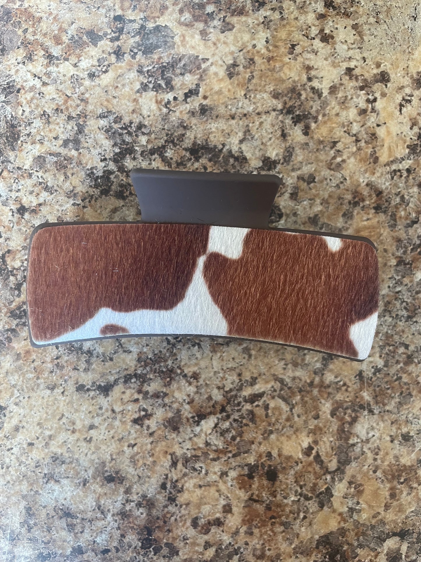 Cow Print Claw Clips