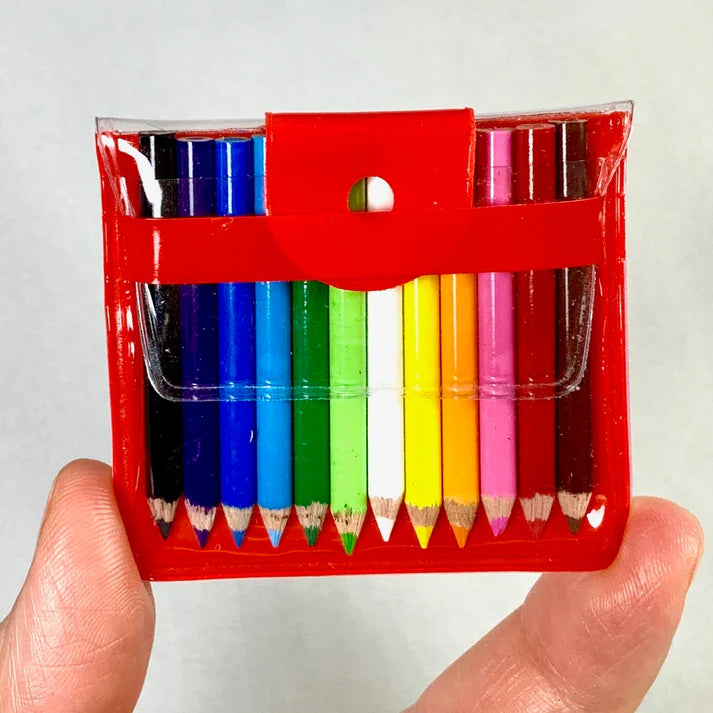 Assorted Mini Pencils in Pouch