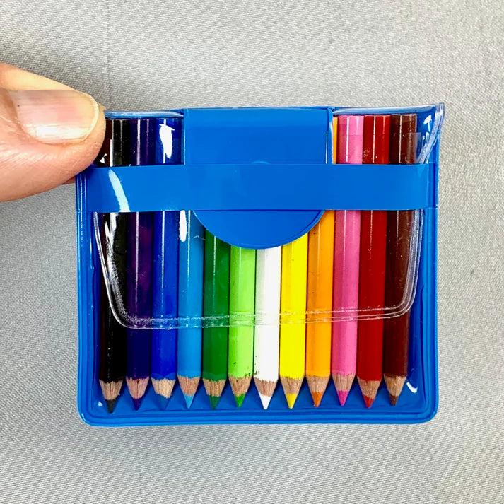 Assorted Mini Pencils in Pouch