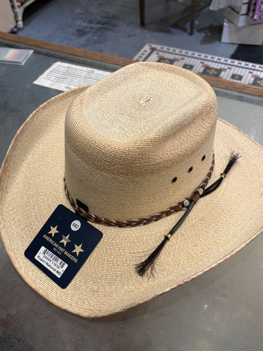 Roper Straw Cowboy Hat With Western Band