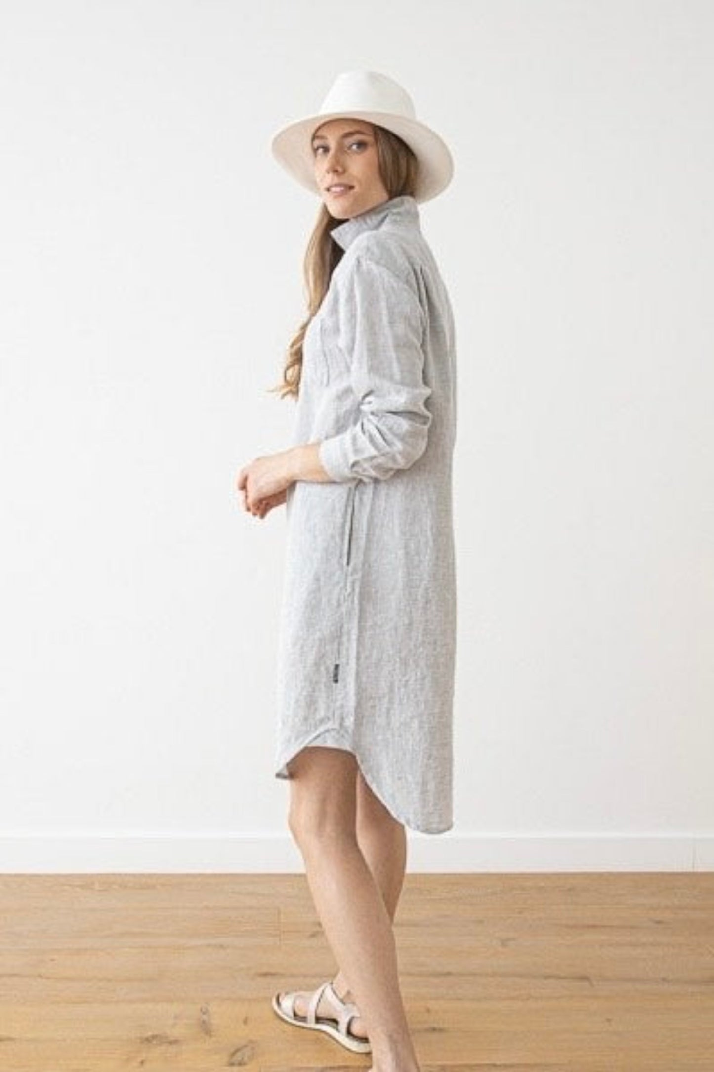 Linen Shirt Dress | Paula