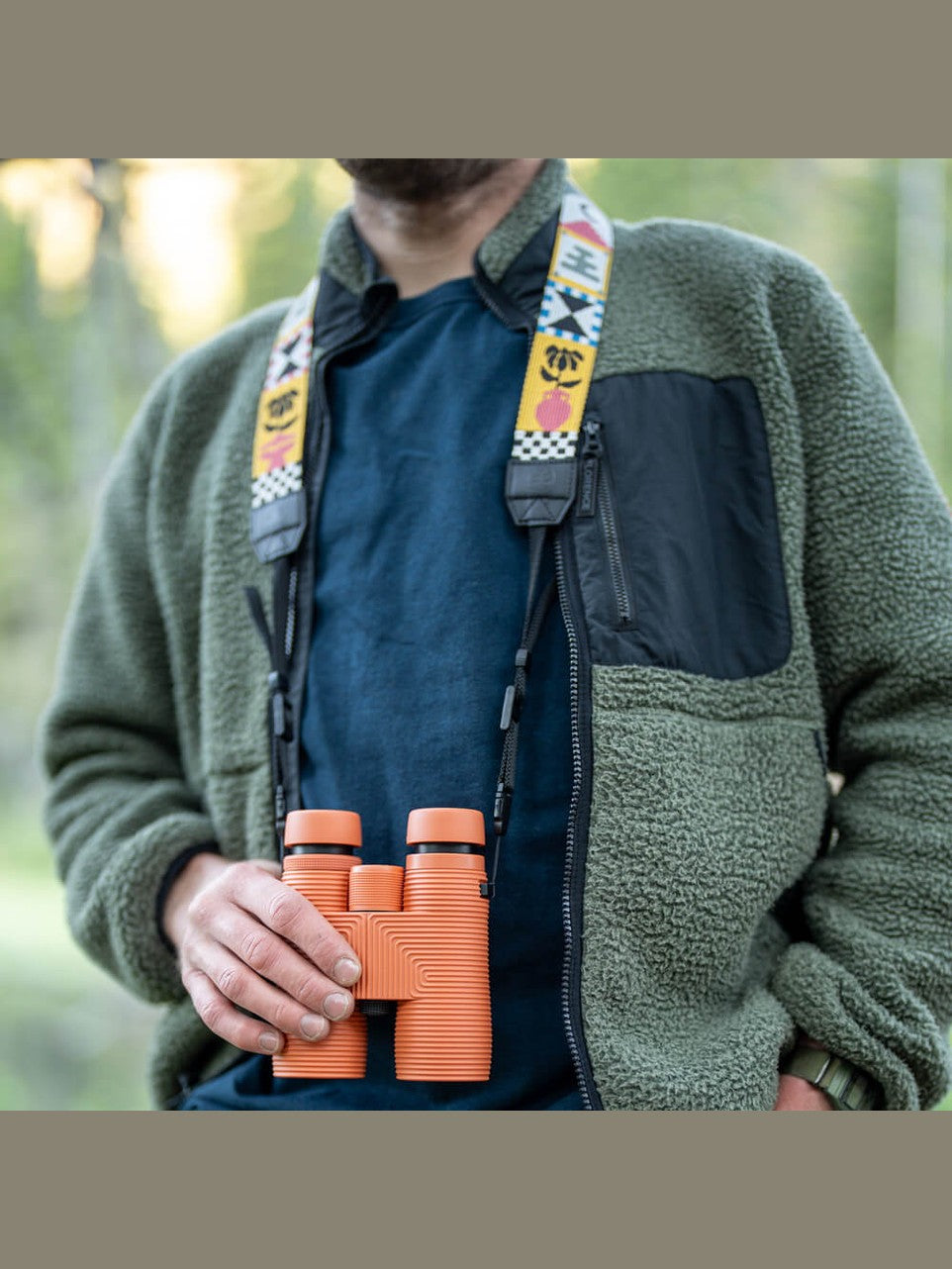Woven Tapestry Binocular Strap