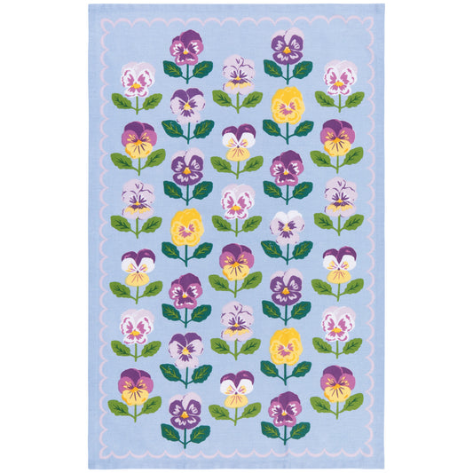 Pansy Dishtowel