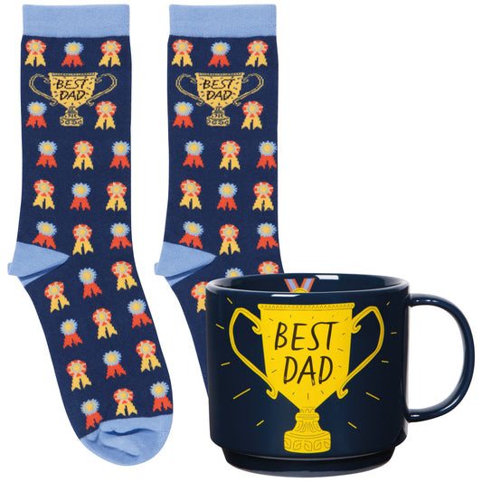 Best Dad Mug & Socks | Set of Two