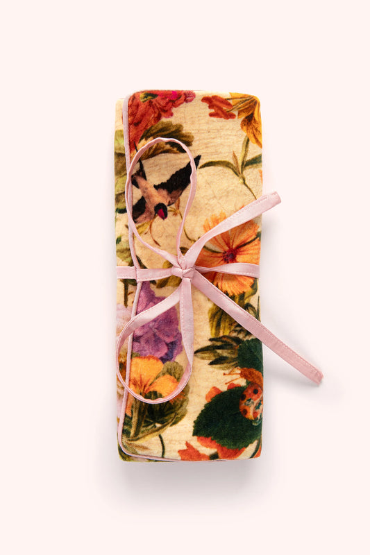 Jewelery Roll Cream Posy