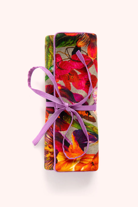 Jewelery Roll Winter Iris