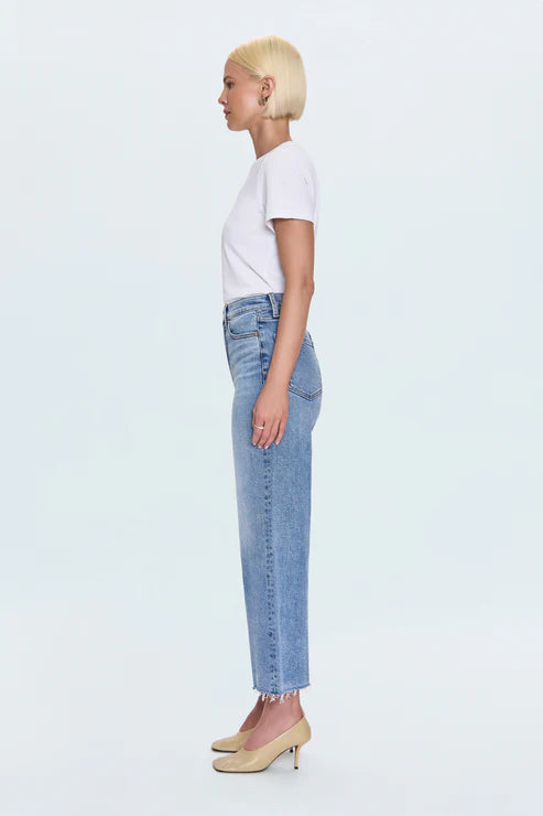 Lana Crop High Rise Ultra Wide Jean | Bistro