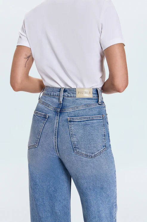 Lana Crop High Rise Ultra Wide Jean | Bistro