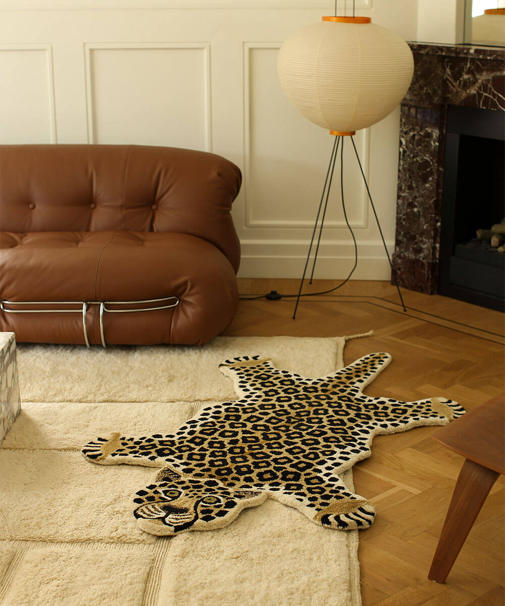 Loony Leopard Rug Large