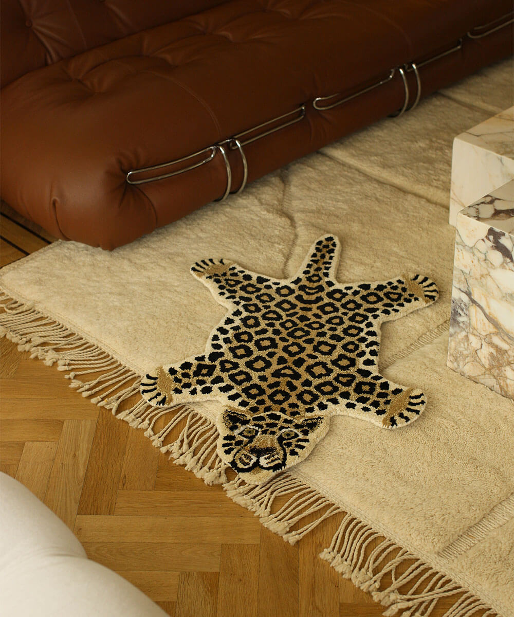 Loony Leopard Rug Small