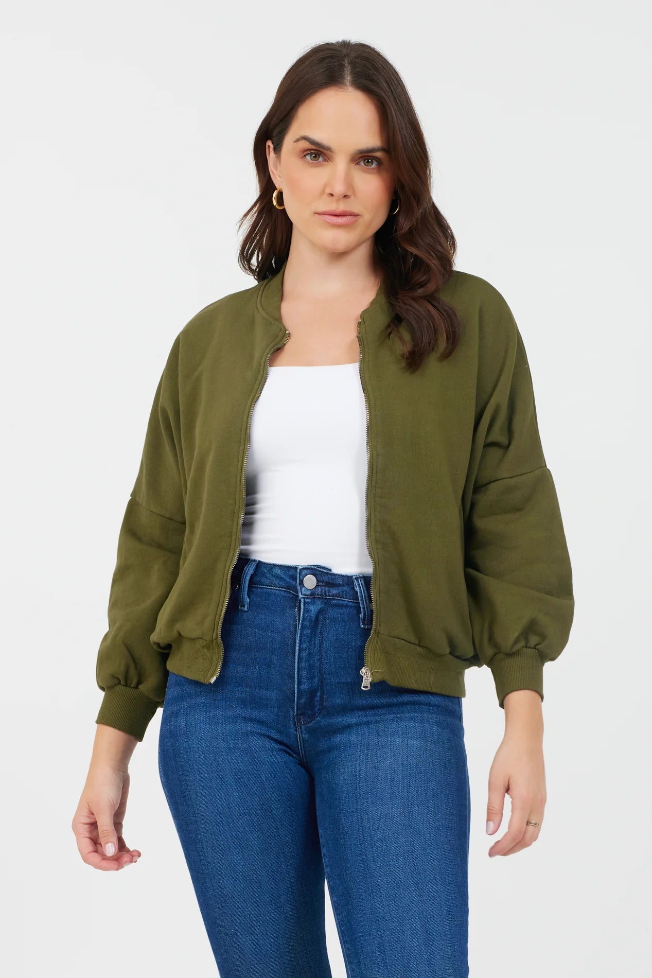 Mabel Zip Sweat Jacket