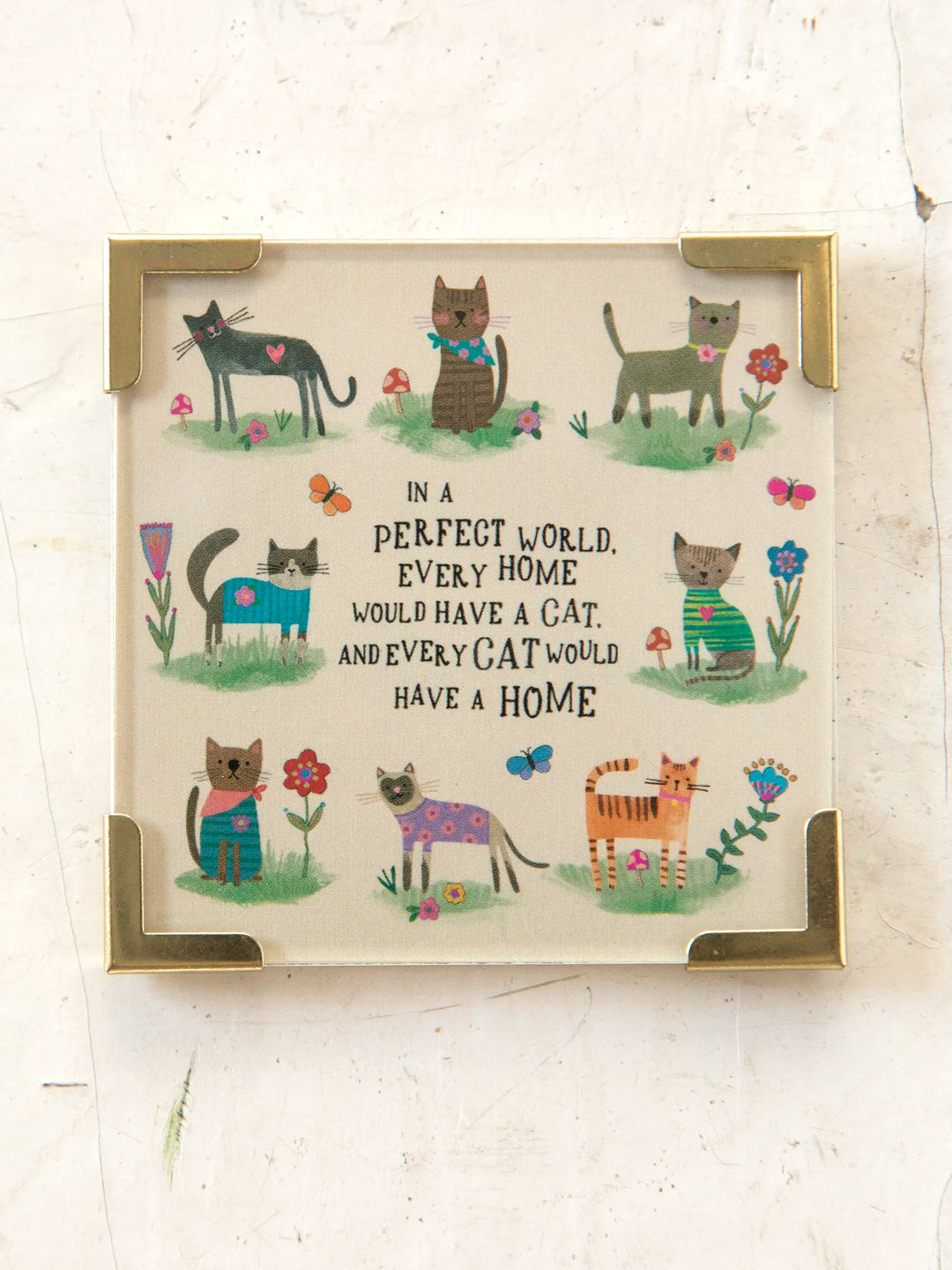 Corner Magnet -  
Every Cat Has A Home